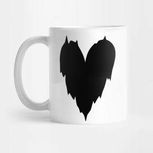 black heart Mug